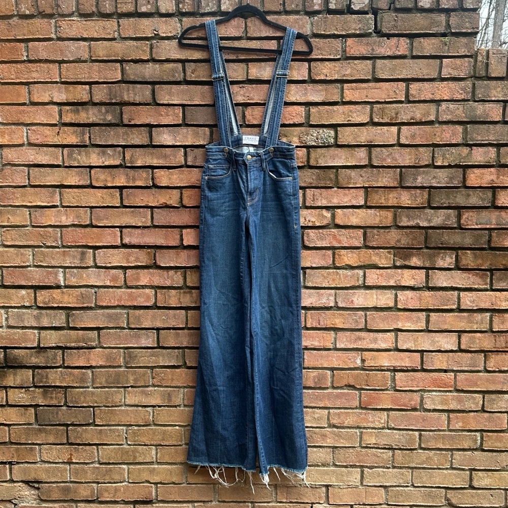Frame Denim Suspender jeans